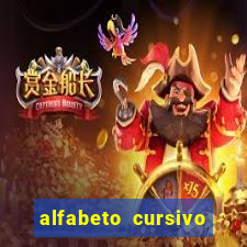 alfabeto cursivo pontilhado para imprimir pdf